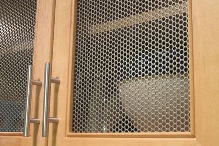 steel mesh security cabinets|metal inserts for cabinet doors.